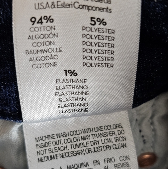 MOTHER High Waisted Looker Mint Condition Dark Blue Skinny Jeans 26 Preowned - Picture 11 of 11